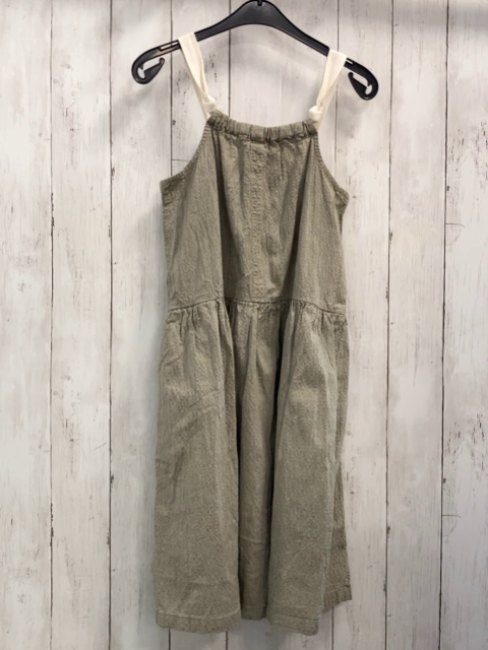 Zara  Kleid  Gr. 152  grau Struktur weiße Träger 