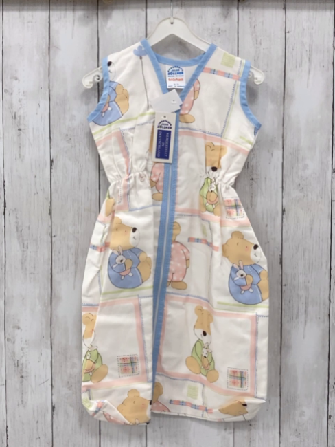 neu Julius Zöllner  Schlafsack Gr. 70cm  weiß hellblauer Bund Bären 