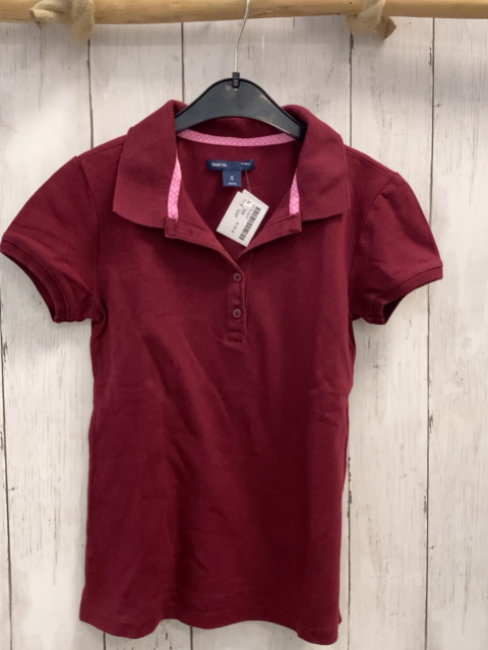 GAP T-Shirt  Gr. 128  weinrot Polokragen