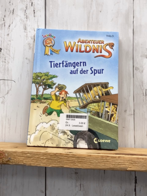 Leselöwen Leselernbuch Tierfängern auf der Spur