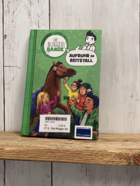 Die Blogger Bande  Buch Aufruhr im Reitstall 