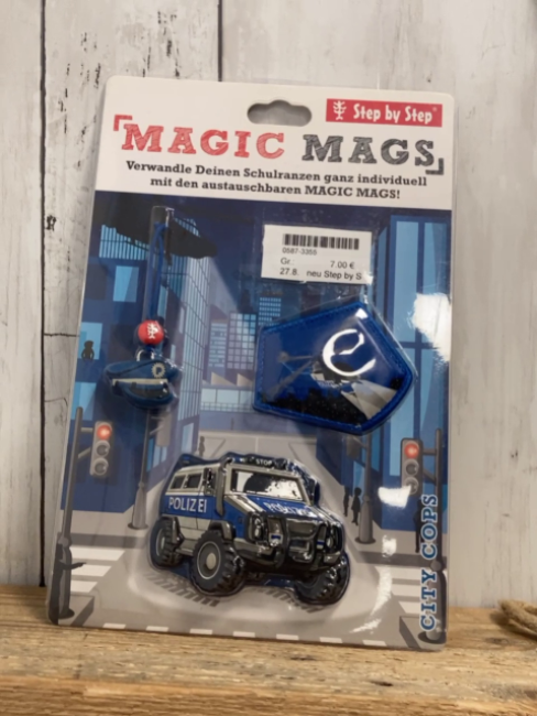  neu Step by Step  Tornisterdeko  Magic Mags City Cops NP 15,99€
