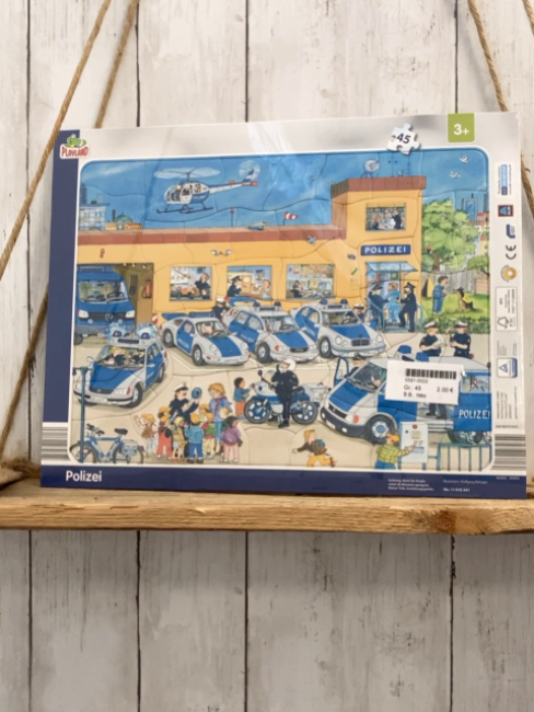 neu  Puzzle  45 Teile  Polizei 