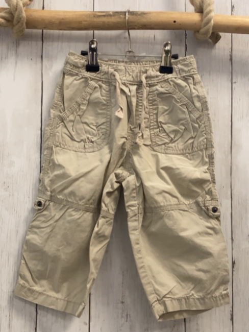 H&M  Hose  Gr. 86  beige Gummizugbund mit Kordel 