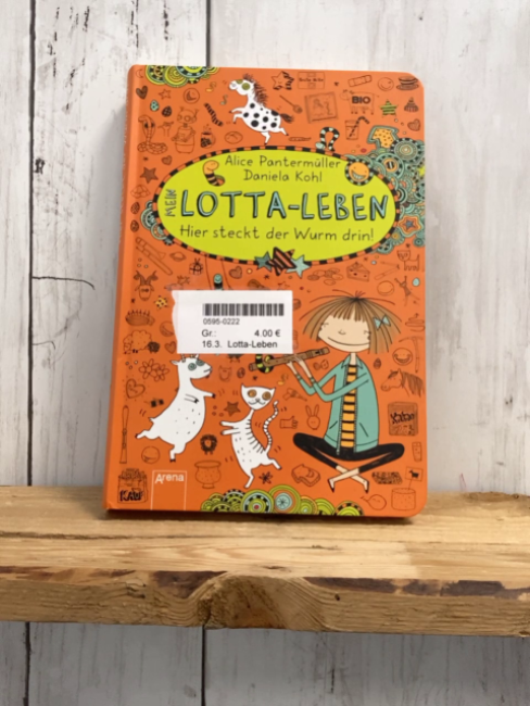 Lotta-Leben  Buch Hier steckt der Wurm drin