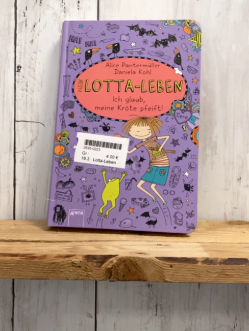 Lotta-Leben  Buch Ich glaub, meine Kröte pfeift 