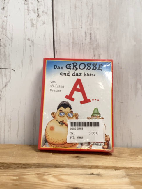 neu  Kartenspiel  Das große und das kleine A..