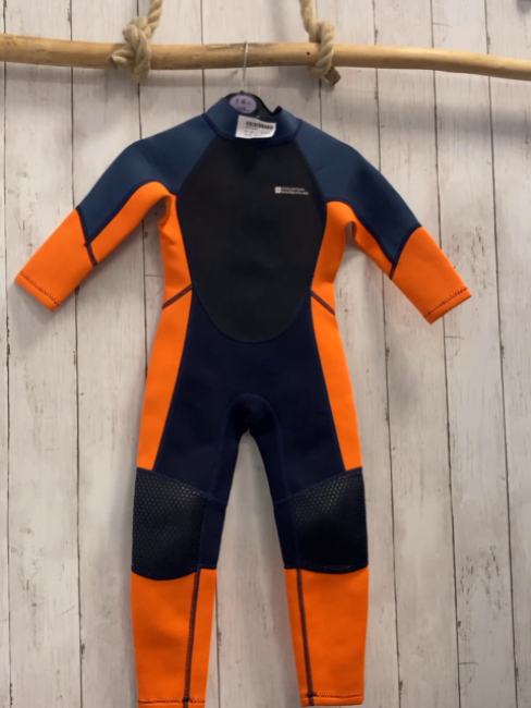 Decathlon Neoprenanzug Gr. 98  schwarz petrol orange