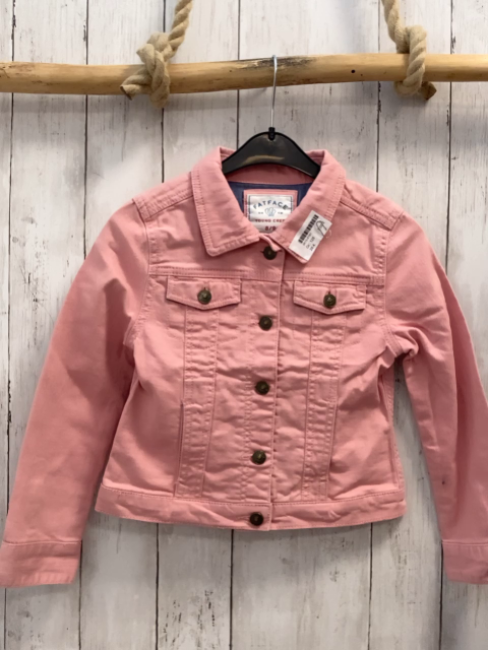  Jeansjacke Gr. 128  himbeerton