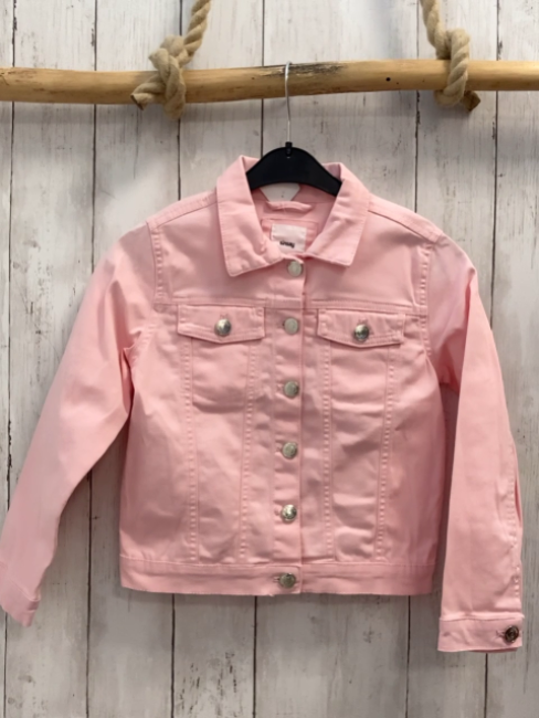  Jeansjacke Gr. 128  rosa