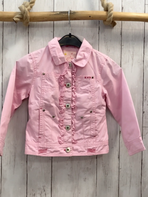  Jacke Gr. 104  rosa Rüsschen