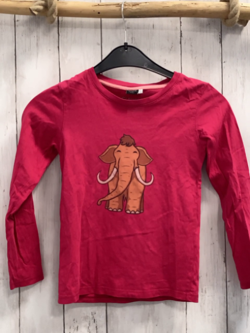   Langarmshirt  Gr. 128  pink Mammut 
