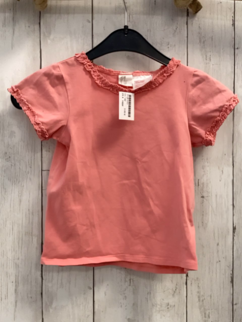 H&M  T-Shirt  Gr. 92  lachs Rüschenbund 