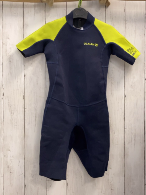 Decathlon  Neoprenoverall  Gr. 128  blau hellgrün 