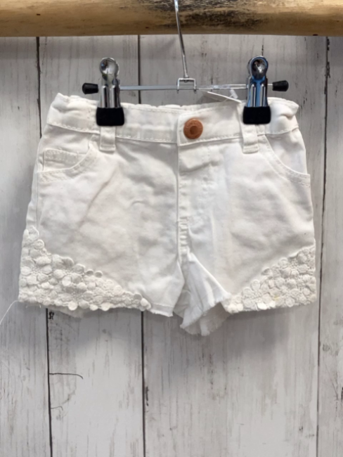   Shorts  Gr. 80  weiß Blumen  Bund verstellbar 