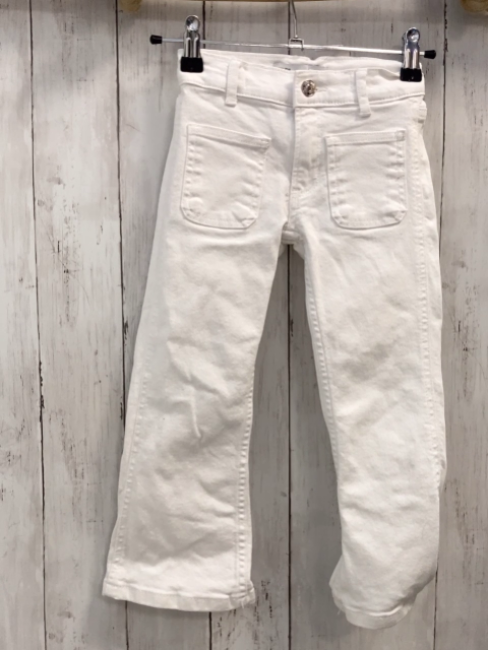 Zara  Hose  Gr. 116  weiß Bund verstellbar 