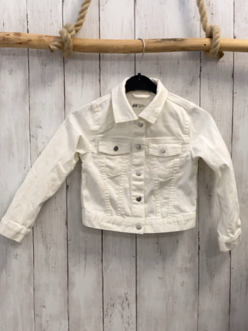 H&m  Jacke  Gr. 110  weiß 