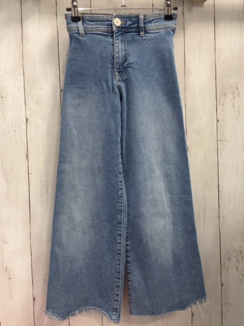 Zara  Hose  Gr. 134  blau Jeans Bund verstellbar 