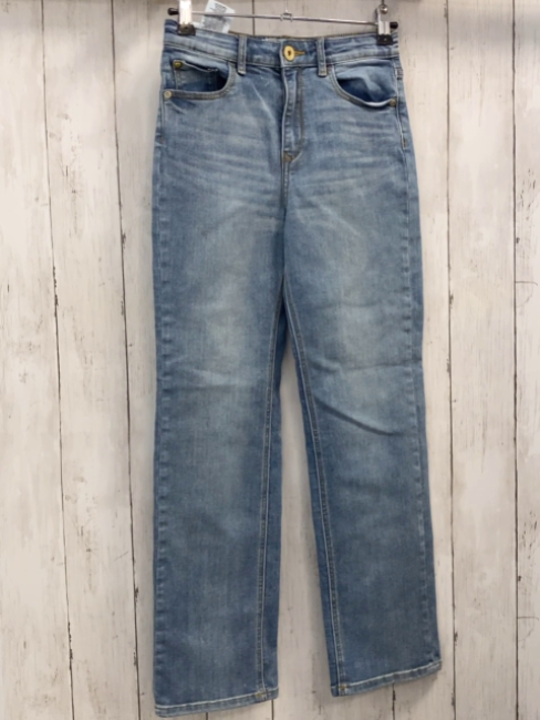 Vingino  Hose  Gr. 140  blau Jeans Straight Bund verstellbar