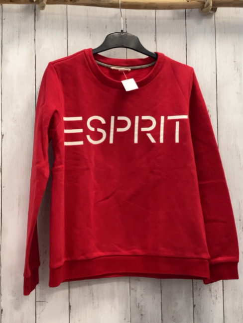 Esprit  Pullover  Gr. 158/164  rot weiße Schrift 