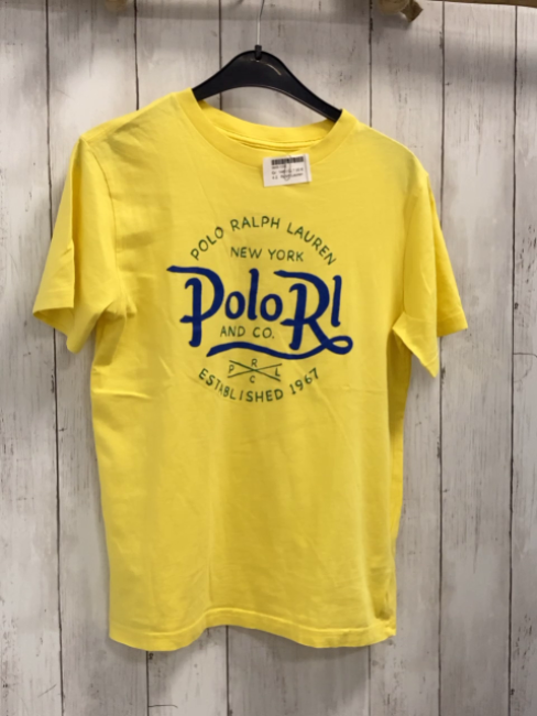 Ralph Lauren  T-Shirt  Gr. 146/152  gelb Schrift 
