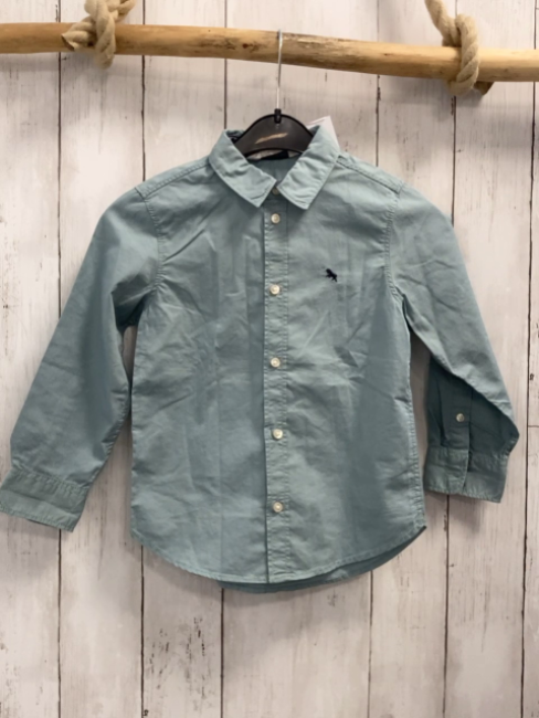 H&M  Hemd  Gr. 104  eisblau 