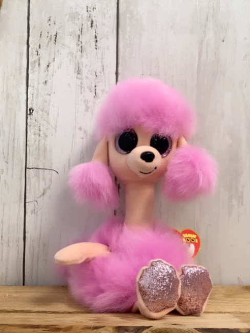 neu Ty  Plüschspielzeug  rosa pink Pudel Camilla 