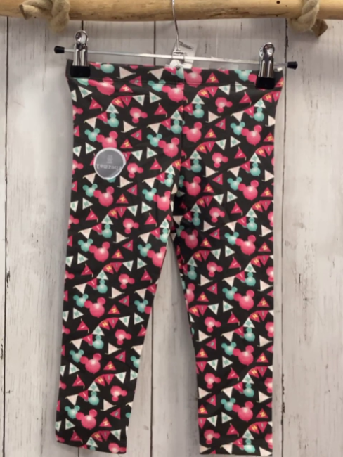 neu  Leggings Gr. 98  dunkelgrau Minnie Mouse Köpfe reiecke 
