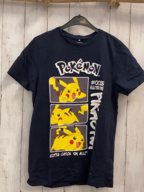Name it  T-Shirt  Gr. 158/164  blau Pokemon Pikachu 