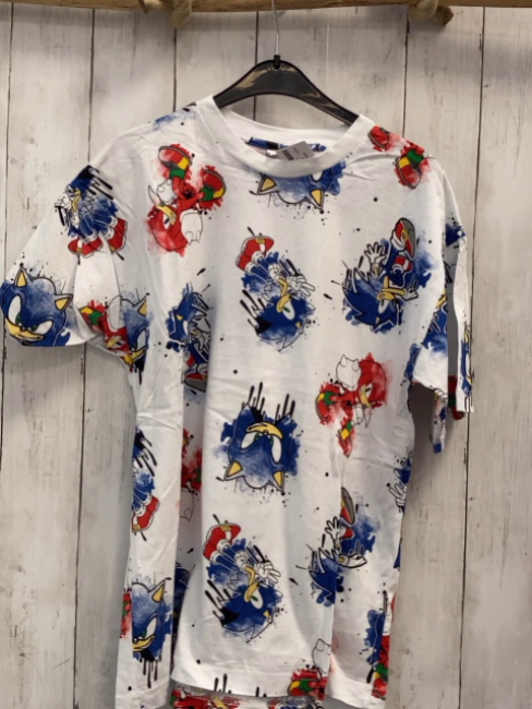 Sonic  T-Shirt  Gr. 158  weiß Sonic Figuren 