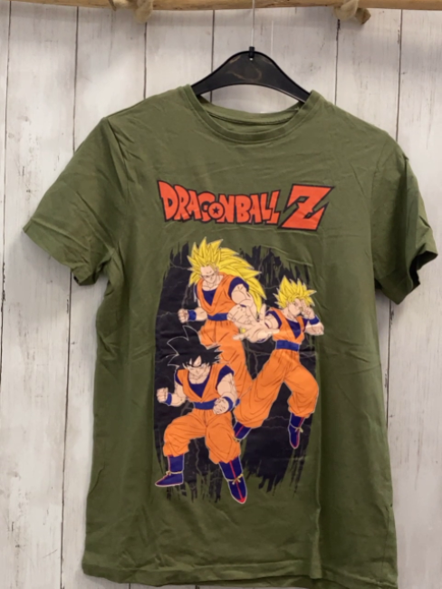   T-Shirt  Gr. 158/164  kiwi Comic orange Schrift Dragonball Z