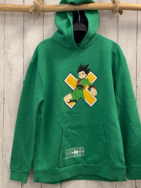  Pullover  Gr. 164  grün Kapuze Hunter 