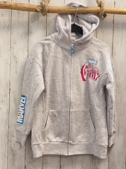 Marvel  Sweatjacke  Gr. 146  hellgrau Kapuze Guardians of the Galaxy 