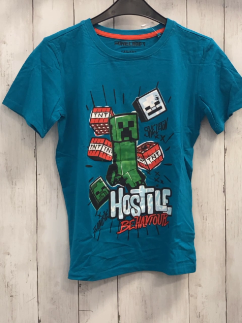 Minecraft  T-Shirt  Gr. 146/152  türkis Minecraft 