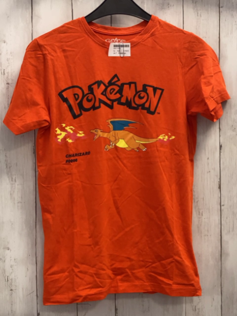 Pokémon  T-Shirt  Gr. 152  orange Pokémon Schrift 
