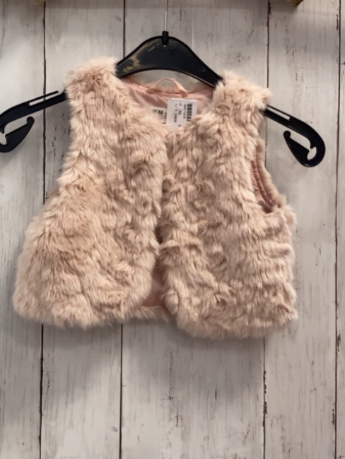 H&M  Weste  Gr. 92  rosa plüsch 