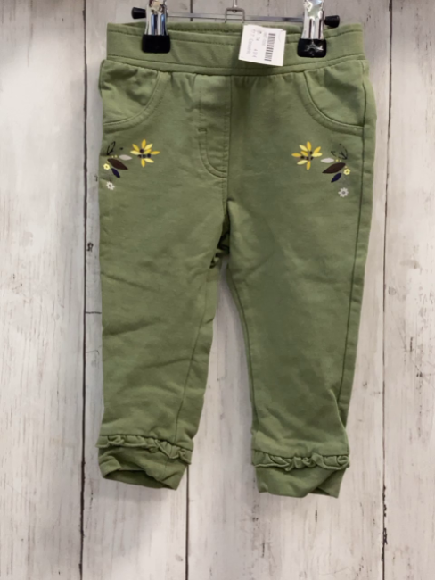 Coccodrillo  Leggings  Gr. 74  kiwi Blumenn Rüschensaum 