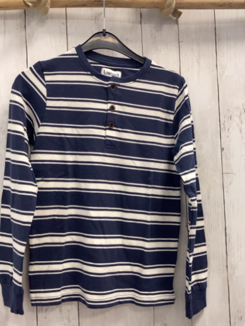 Lamino Pullover Gr. 146  blau weiß gestreift