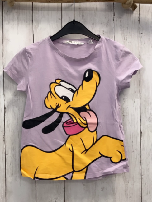 H&M T-Shirt Gr. 122  flieder Pluto