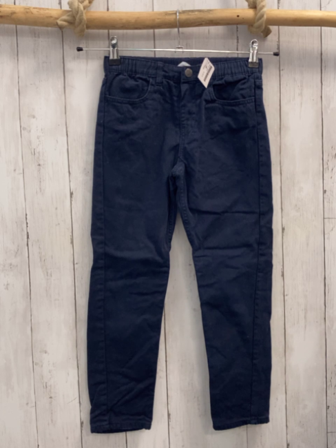 H&M  Hose  Gr. 128  blau gefüttert Bund verstellbar 