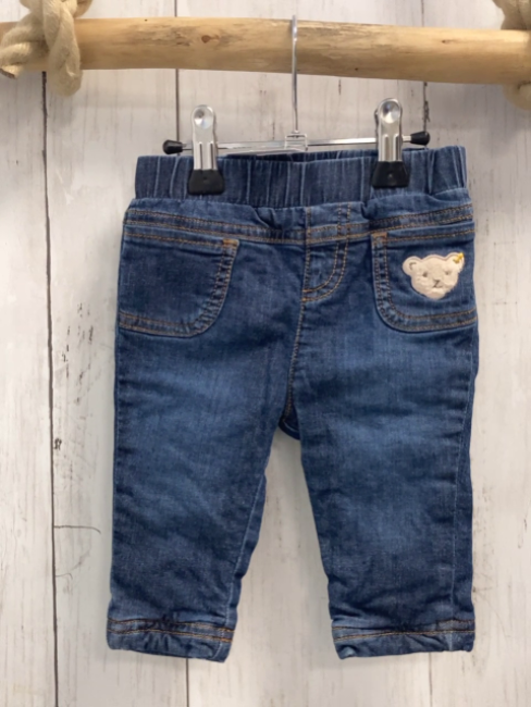 Steiff  Jeggings  Gr. 62  blau Jeans gefüttert 