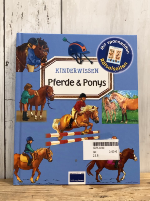   Buch Kinderwissen Pferde und Ponys 
