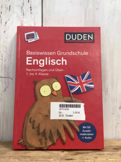 Duden  Lernbuch Basiswissen Grundschule Englisch