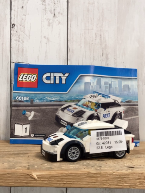 Lego  42081  Technik weiß blaues Polizeifahrzeug 