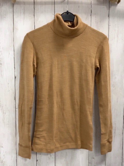 neu Dilling  Pullover  Gr. 146/152  ocker  Rollkragen 100  % Merinowolle 