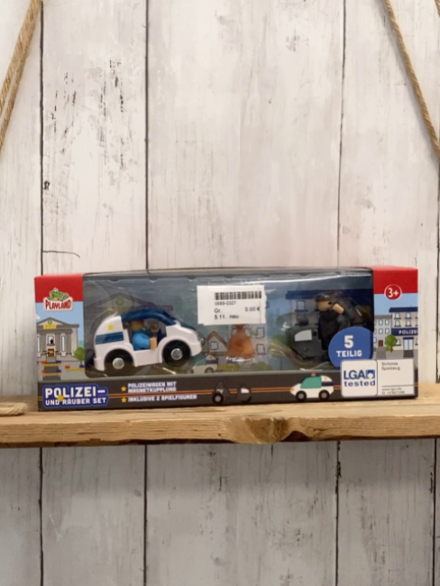 neu  Plastikspielzeug  Polizei und Räuberset 