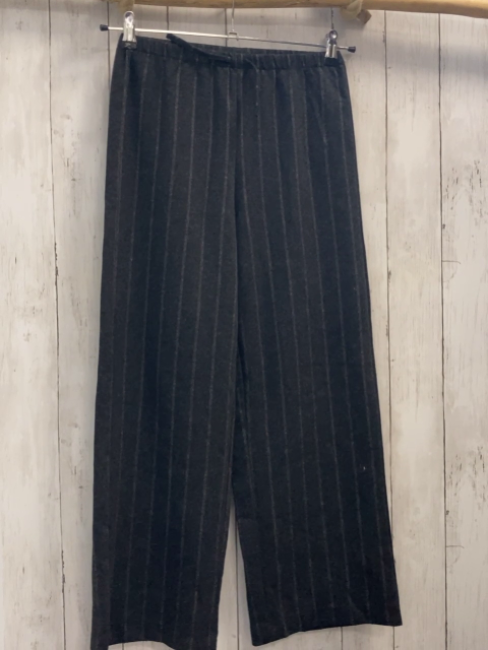 zara Hose Gr. 152  grau Streifen Kordel