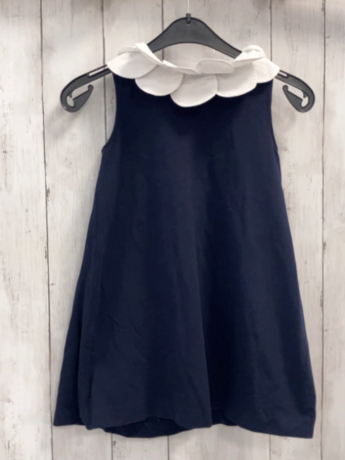 Jacadi  Kleid  Gr. 110  blau weißer Kragen 