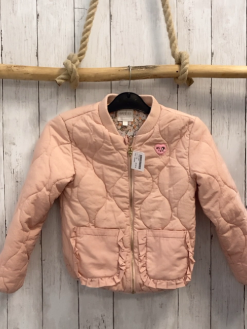 Guess  Jacke  Gr. 116  rosa gesteppt Blumenfutter 