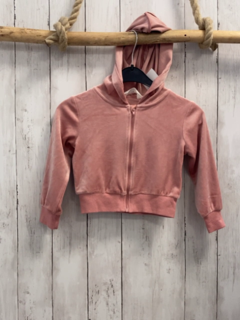 H&M  Nickyjacke  Gr. 98  rosa Kapuze 